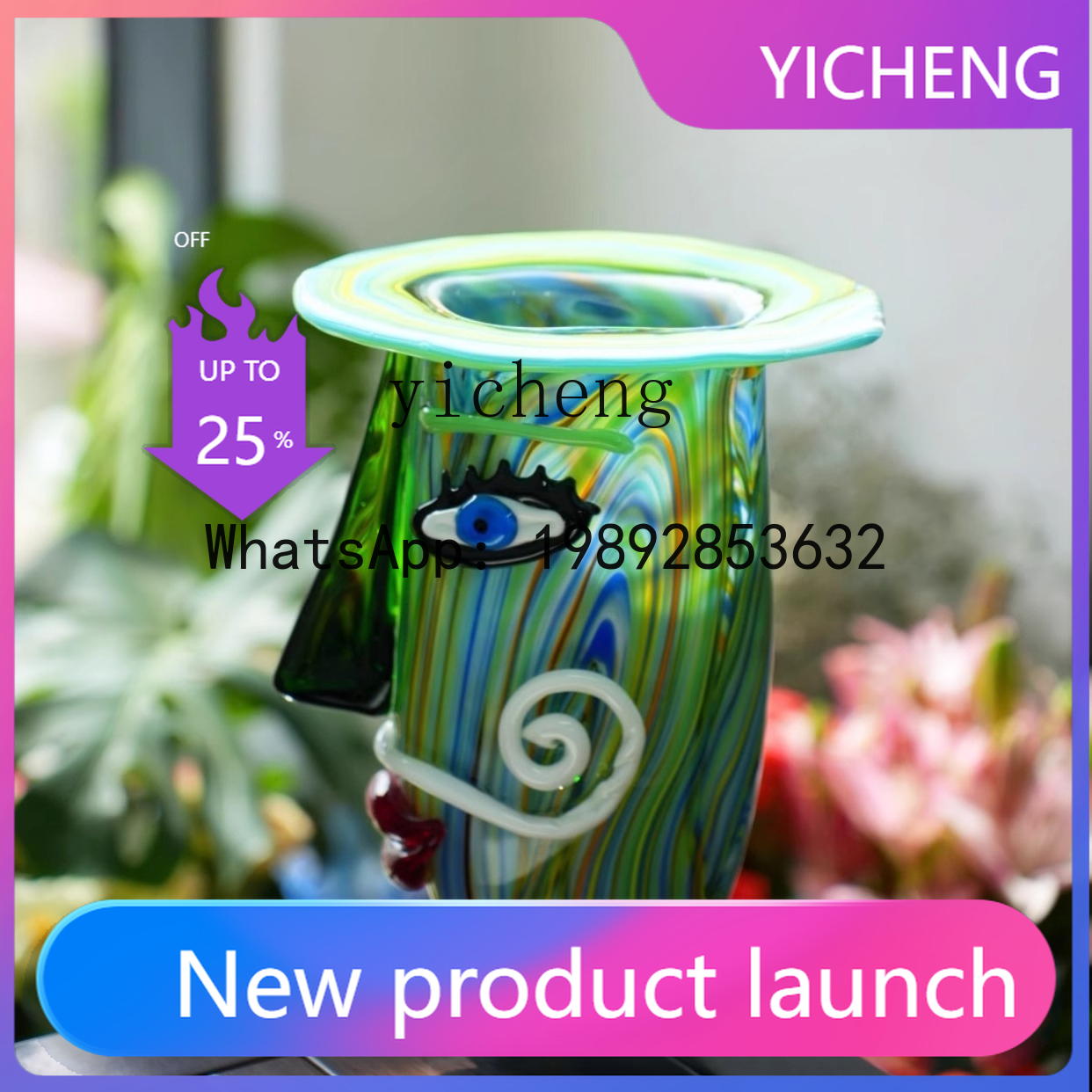 B-1  Glazed Vase Niche Art Hom – Resin Art Order Bewertung und Preis