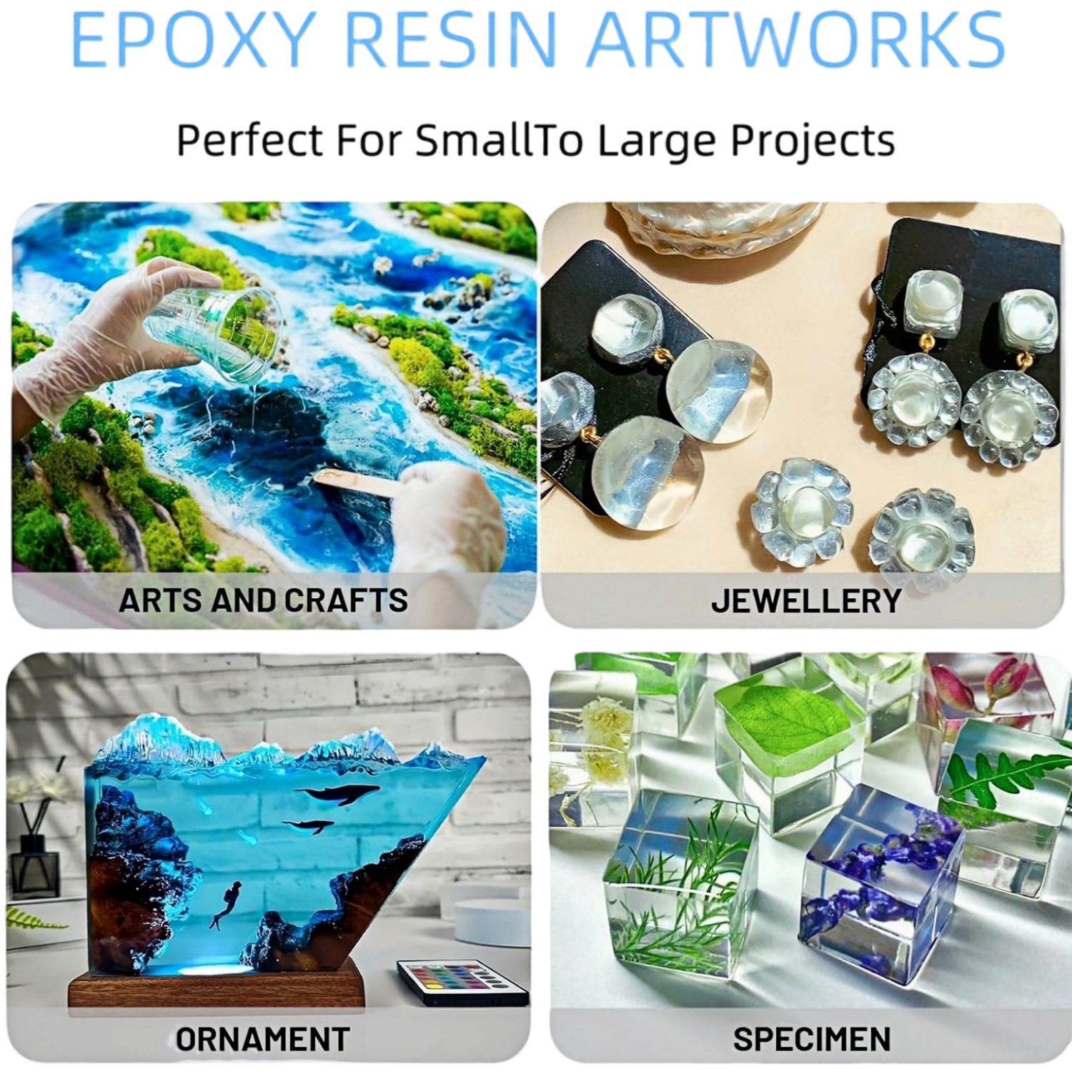 16.9oz Clear Epoxy Resin Kit C – Resin Art Table Bewertung und Preis