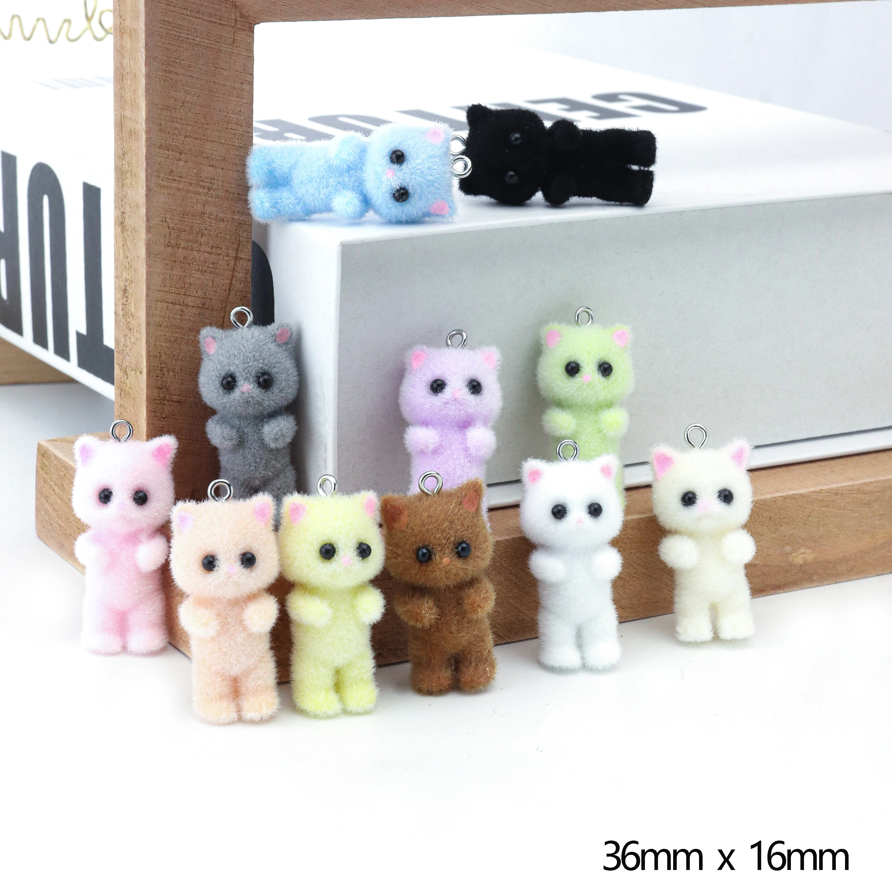 33PCS Cat Pendant Kawaii 3D Fl – Resin Art Jewellery Kit Bewertung und Preis