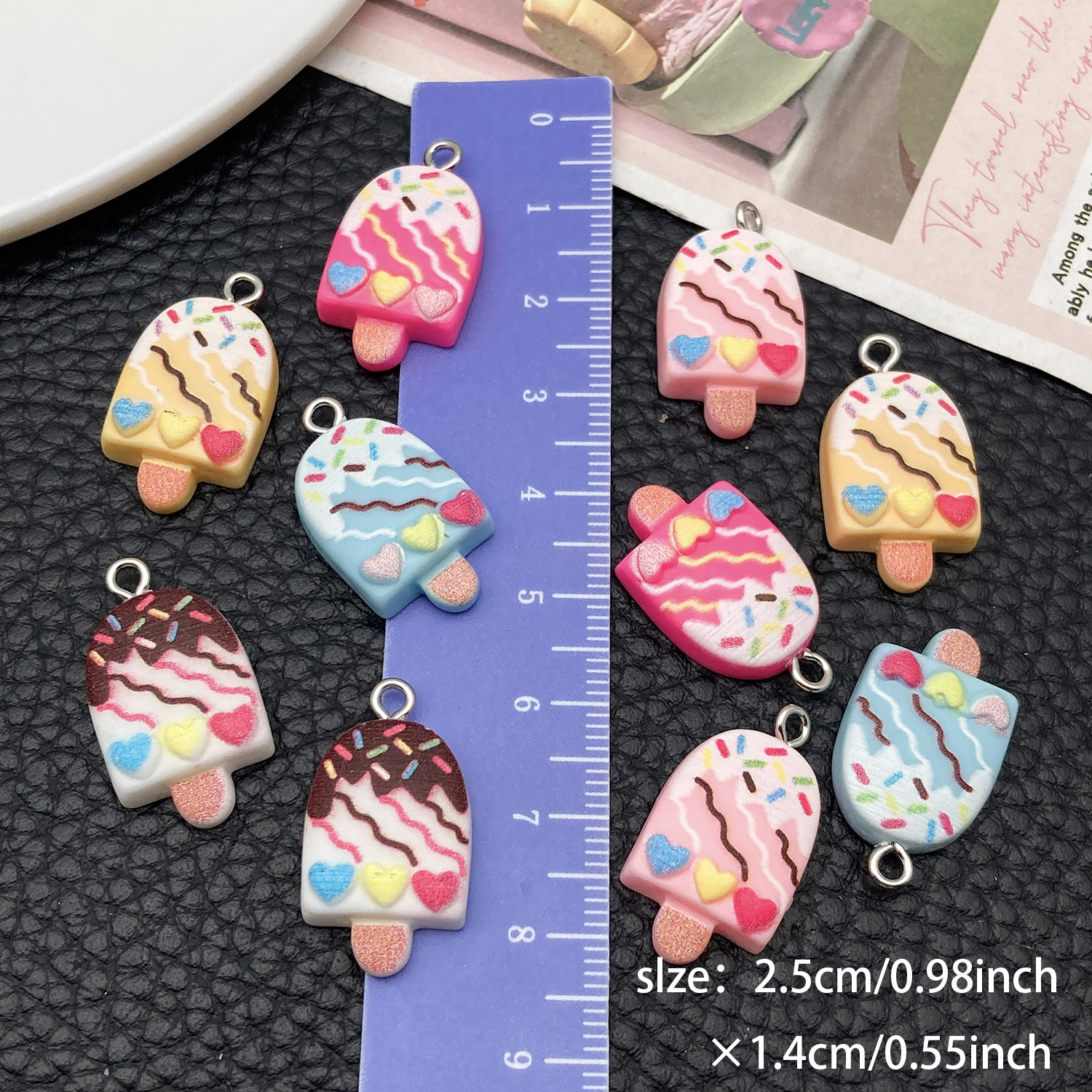 5/10pcs Cute Fashion Resin Acr – Resin Art Jewellery Kit Bewertung und Preis