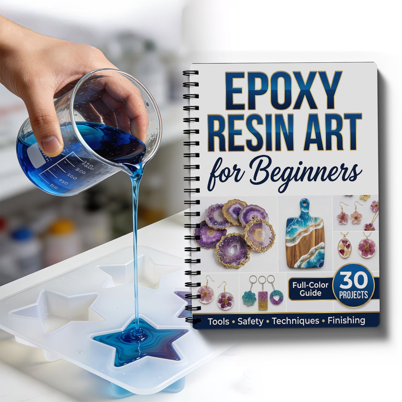 Epoxy Resin Art Book Guide Lea – Resin Art Book Bewertung und Preis