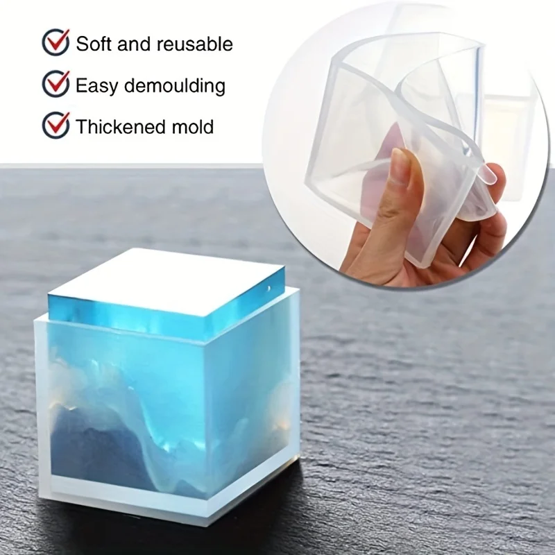 5 pcs Square Resin Mold Silico – Coaster Mold Square Bewertung und Preis