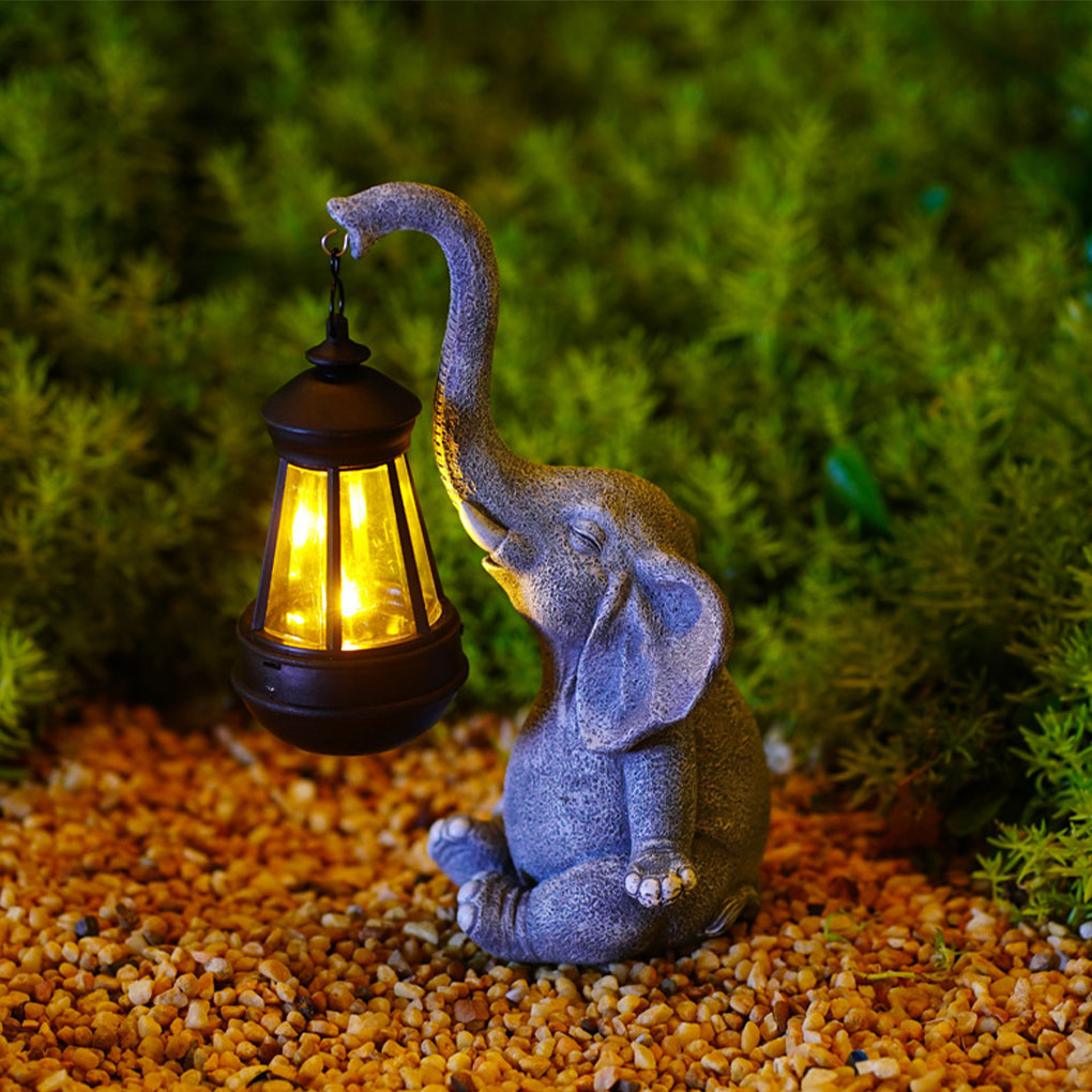 Resin Elephant Statue Ornament – Resin Art Lamp Bewertung und Preis