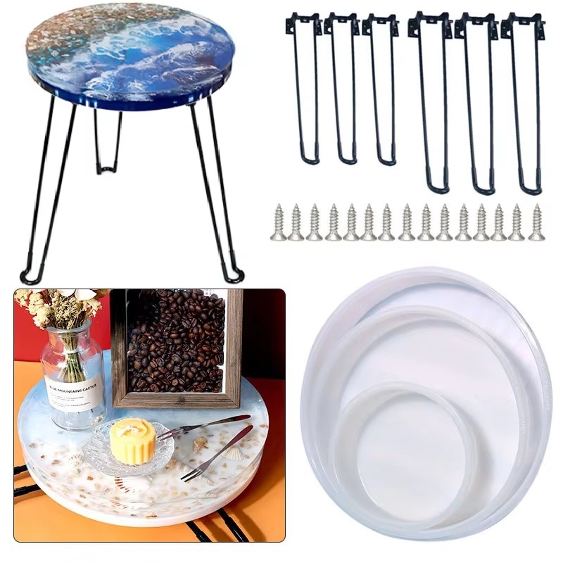 Large Round Tray UV Resin Mold – Resin Art Table Bewertung und Preis