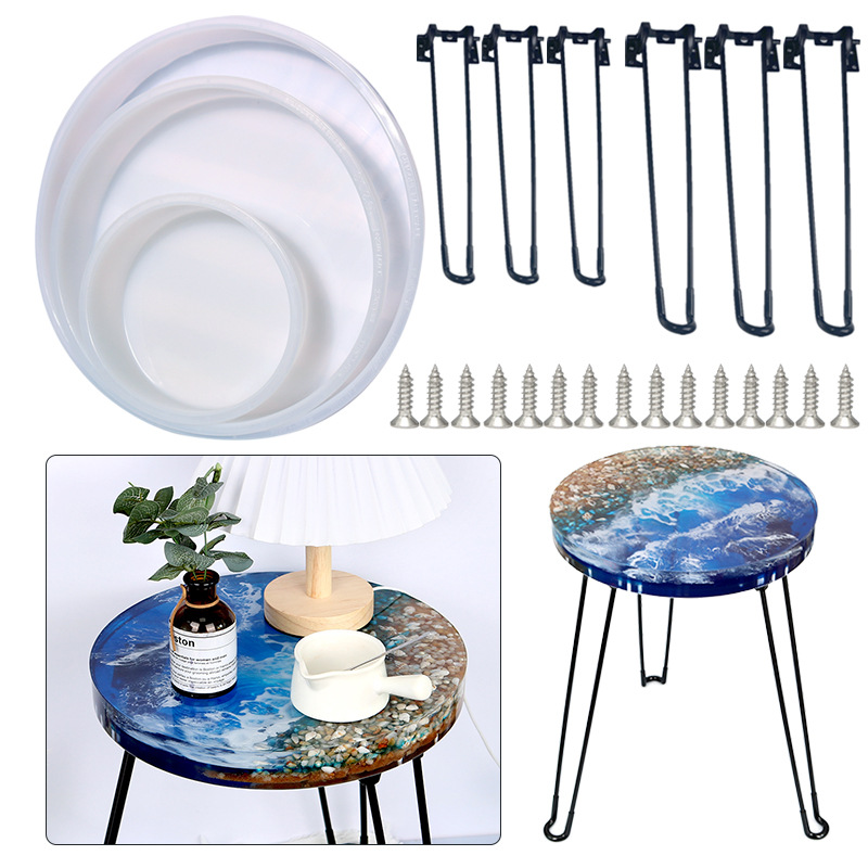 Large Round Tray UV Resin Mold – Resin Art Table Bewertung und Preis
