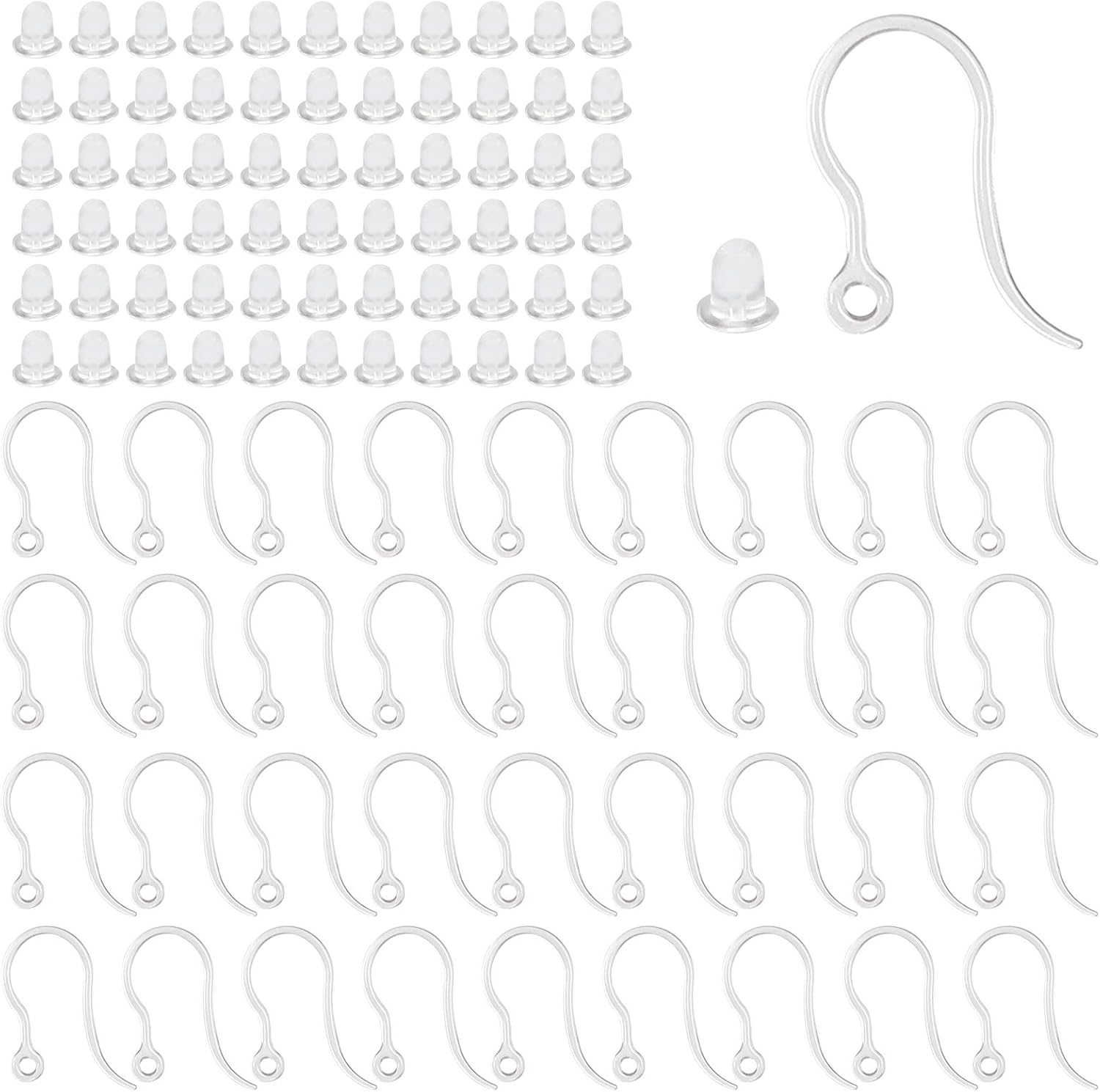 40pcs Clear Plastic Earring Ho – Resin Art Jewellery Kit Bewertung und Preis