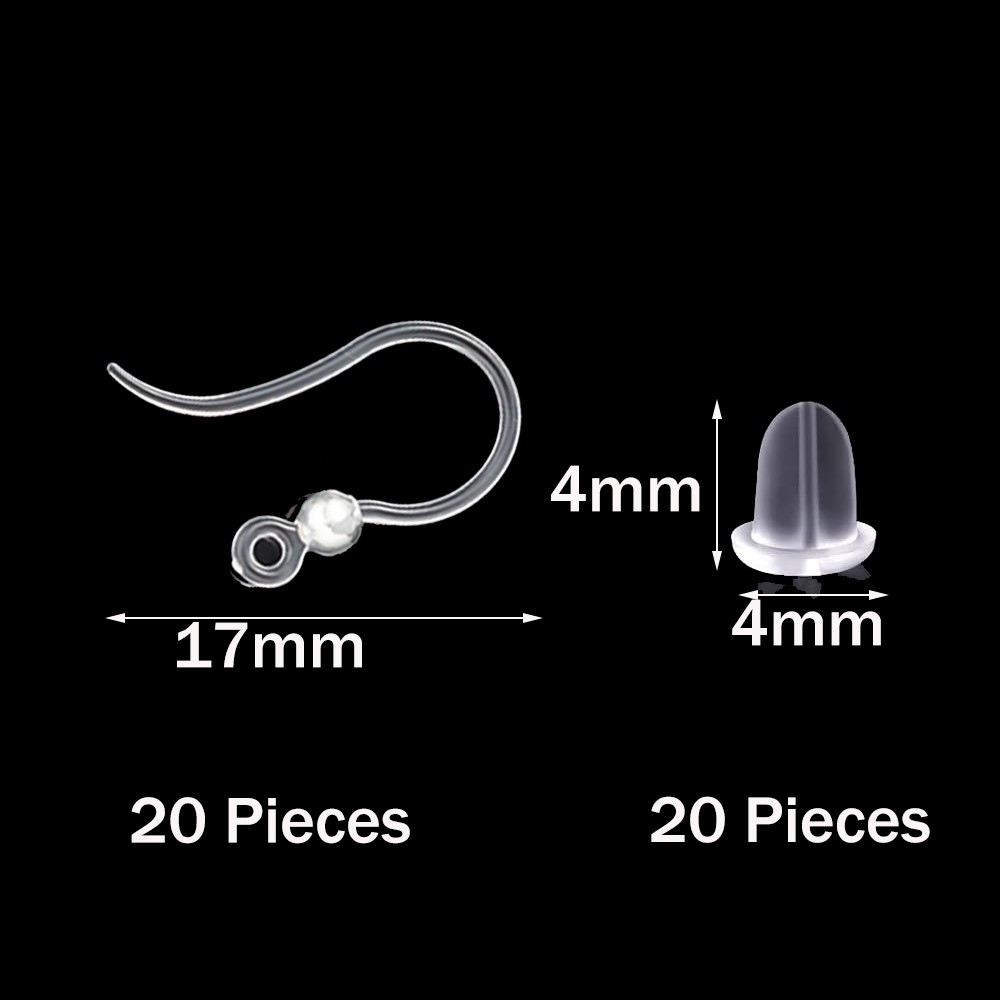 40pcs Clear Plastic Earring Ho – Resin Art Jewellery Kit Bewertung und Preis