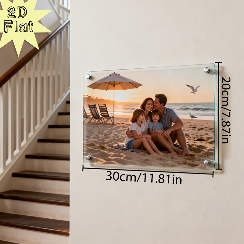 1Pc Custom Family Photo Acryli – Resin Art For Wedding Gift Bewertung und Preis