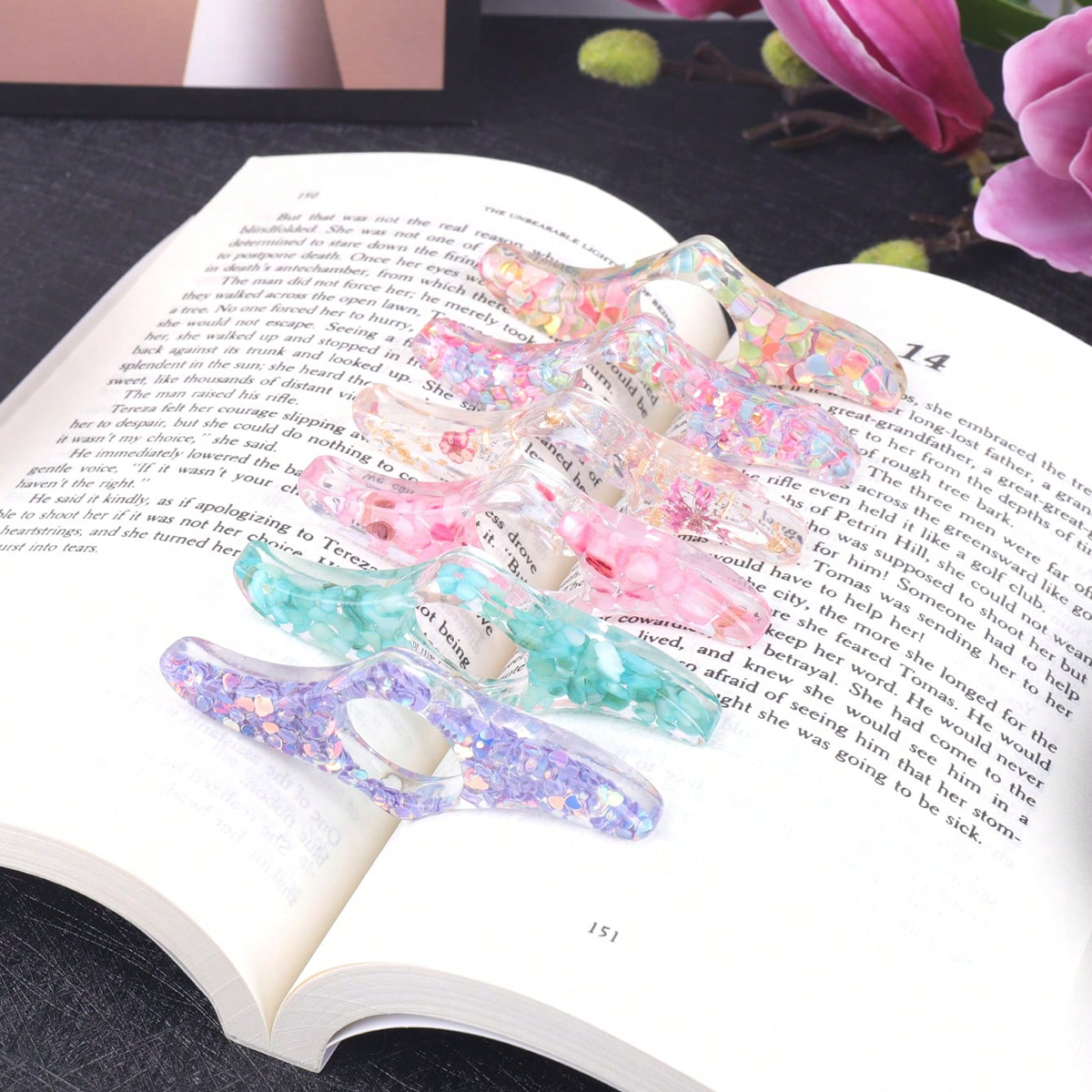 Colorful Sequin Resin Reading  – Resin Art Book Bewertung und Preis
