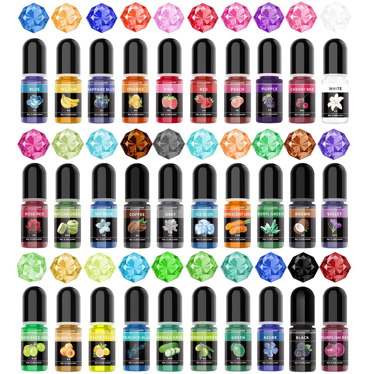 5ml/Bottle Epoxy Resin Pigment – Resin Dye Opaque Bewertung und Preis