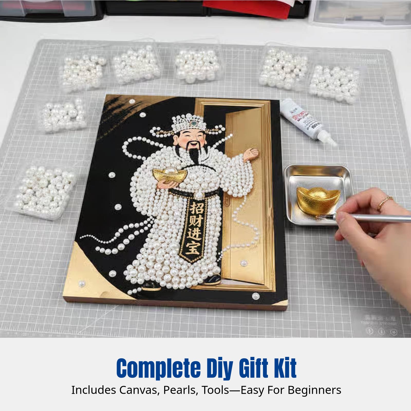 Festive Bead Painting, DIY Han – Resin Art For Wedding Gift Bewertung und Preis