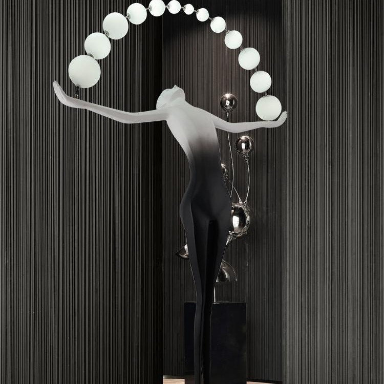 Humanoid Art Sculpture Floor L – Resin Art Floor Design Bewertung und Preis