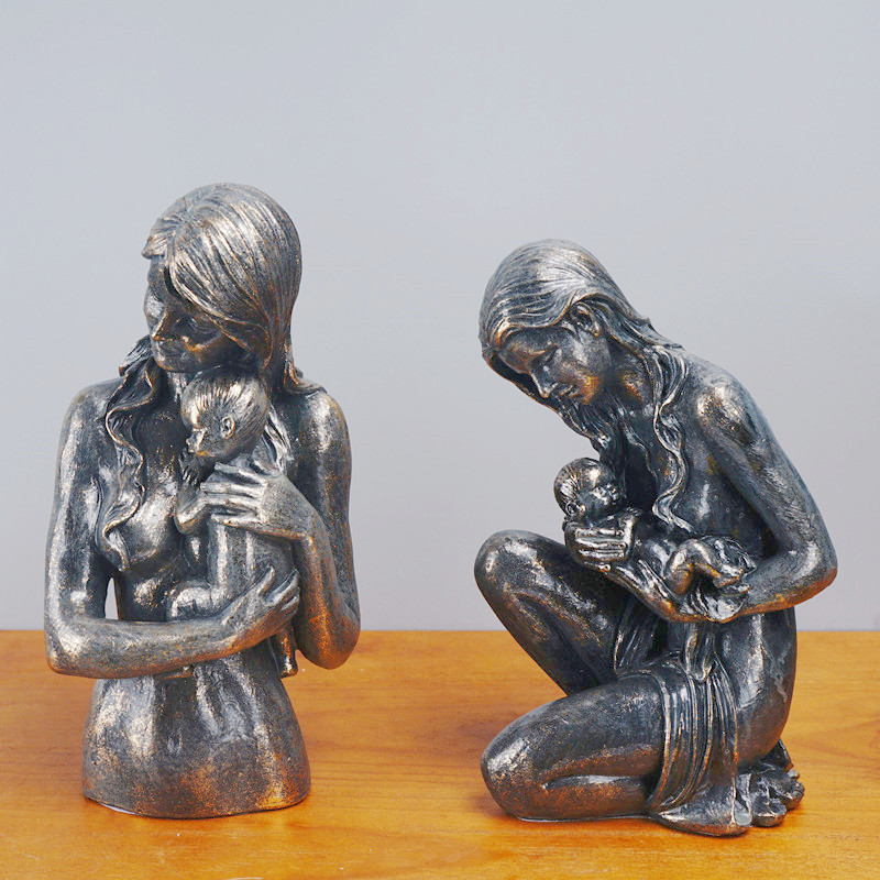 Mother Child Resin Sculpture H – Resin Art For Wedding Gift Bewertung und Preis