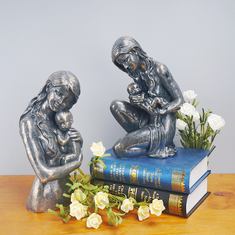 Mother Child Resin Sculpture H – Resin Art For Wedding Gift Bewertung und Preis