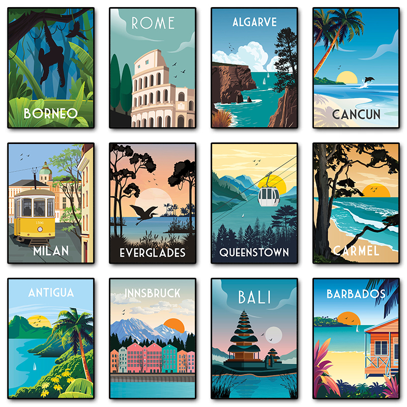 Travel Illustrated Diamond Pai – Resin Art Bali Bewertung und Preis