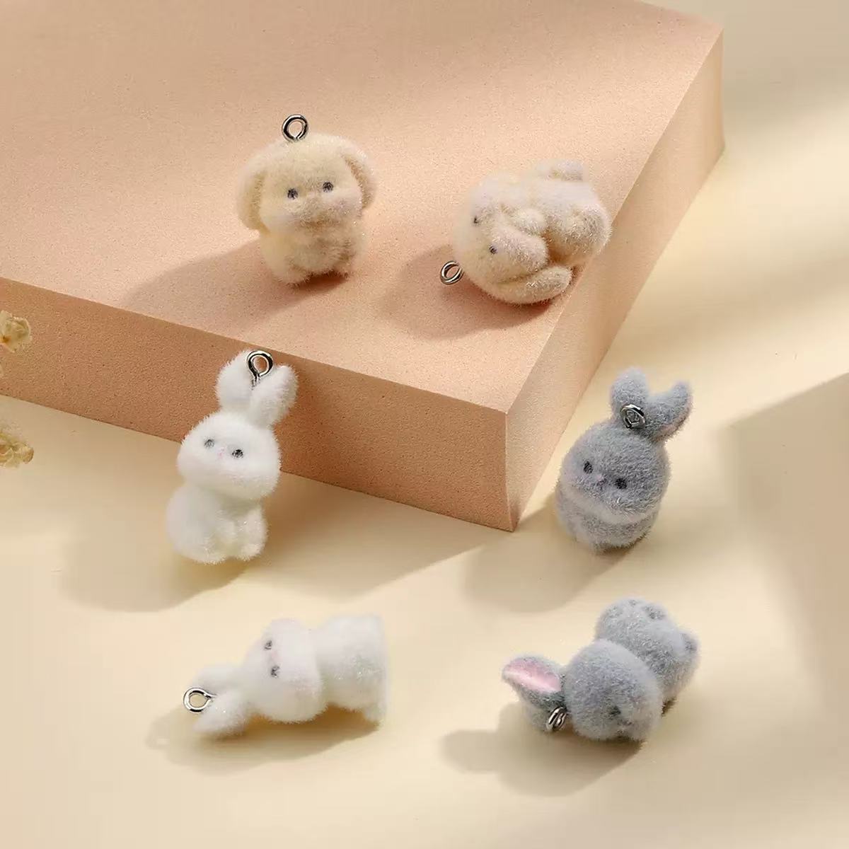 10pcs Flocking Little Rabbit R – Resin Art Jewellery Kit Bewertung und Preis