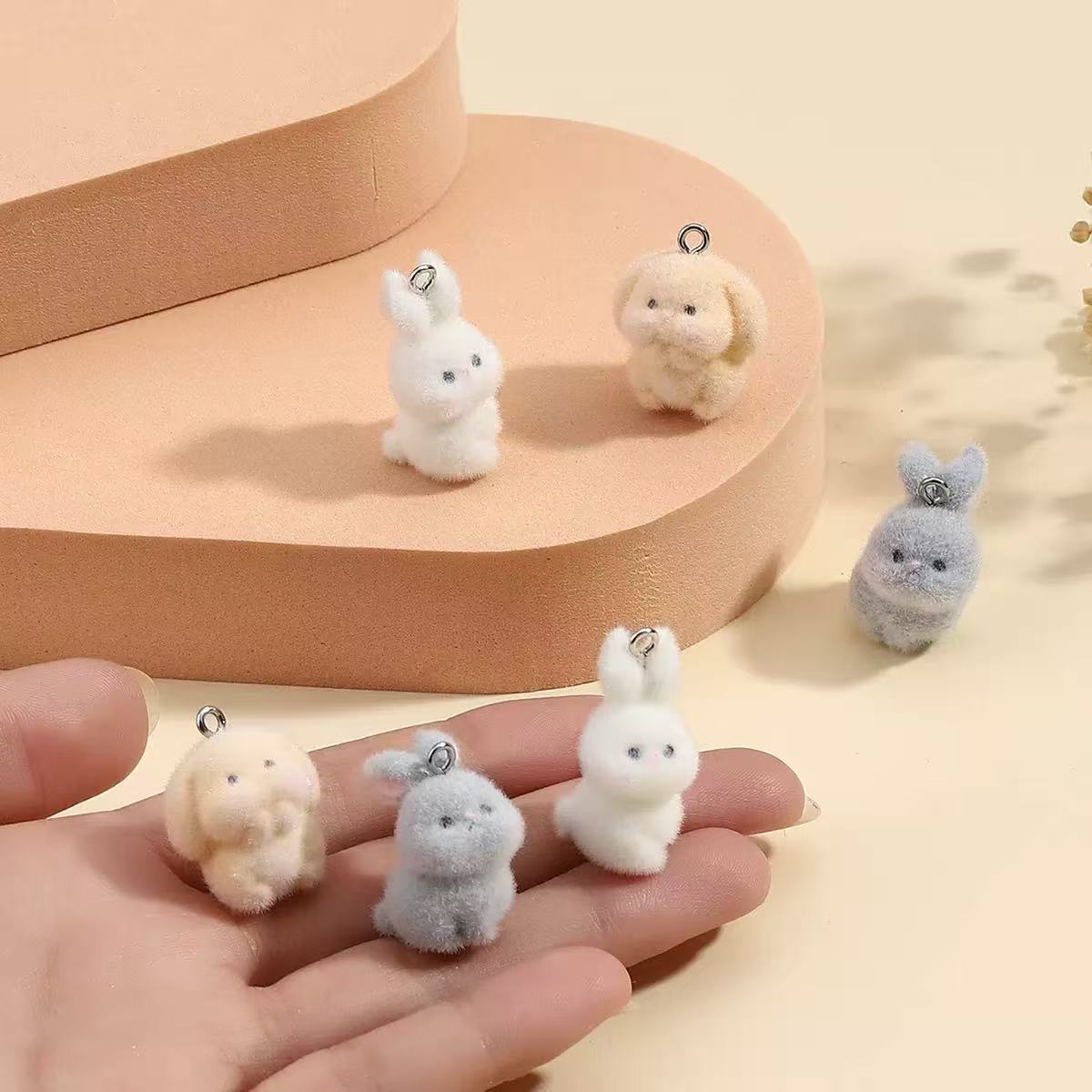 10pcs Flocking Little Rabbit R – Resin Art Jewellery Kit Bewertung und Preis