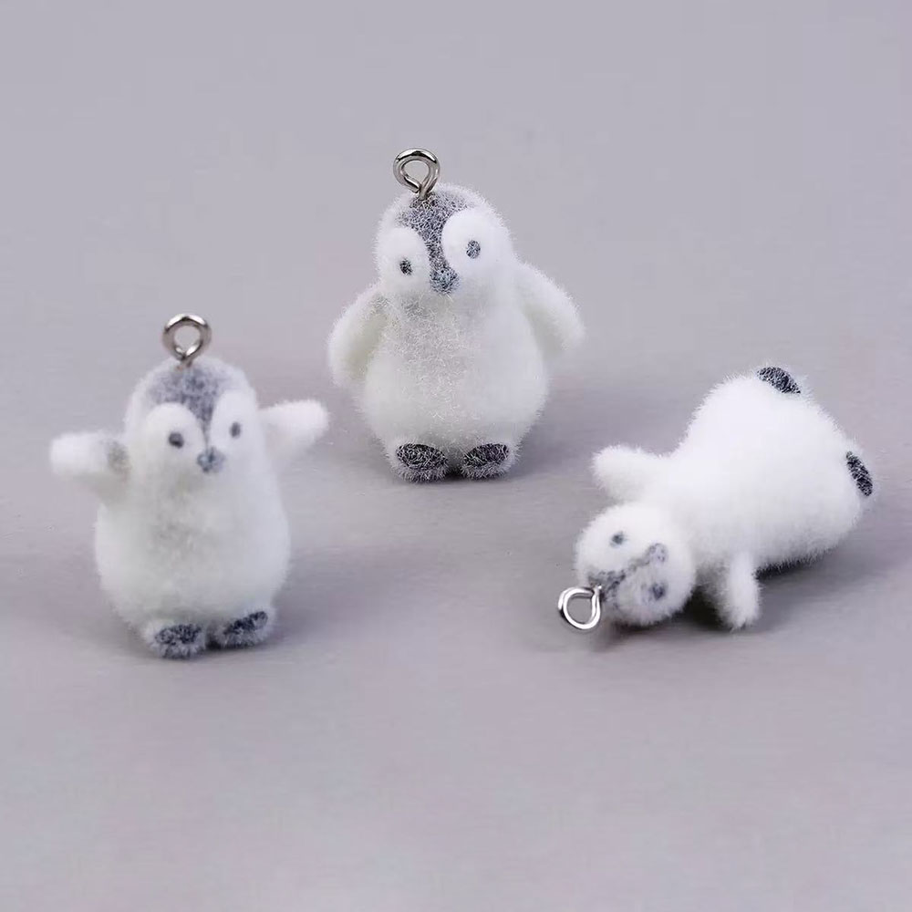 5pcs Flocking Small Penguin Re – Resin Art Jewellery Kit Bewertung und Preis