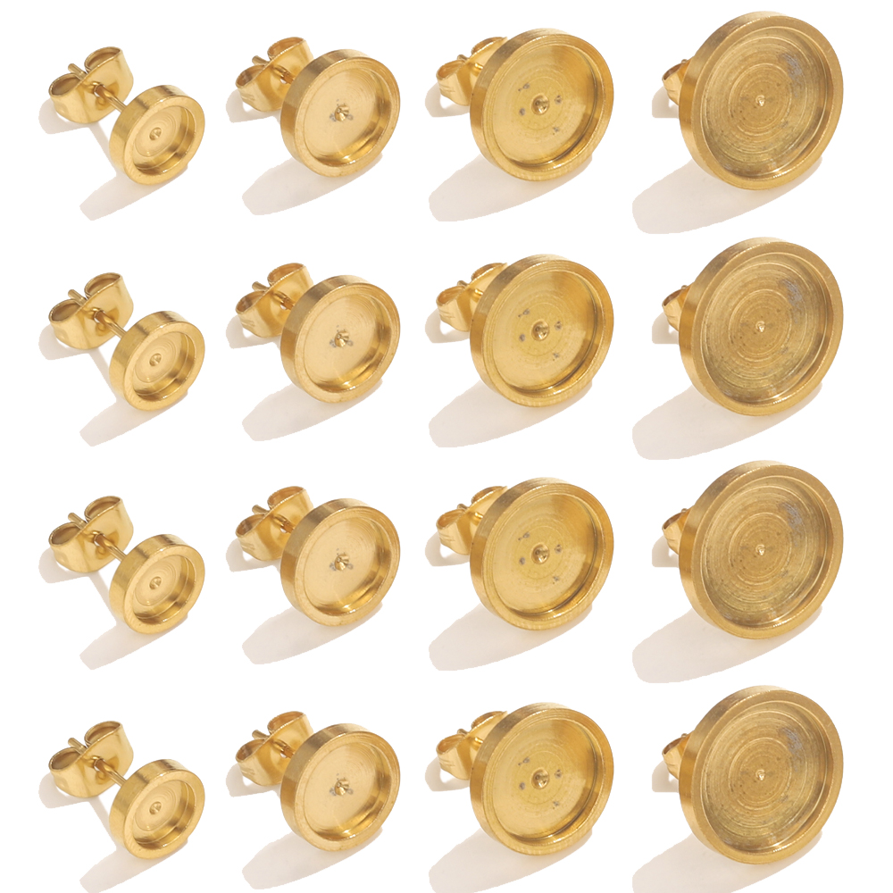 10pcs Stainless Steel Gold Ear – Resin Art Love Bewertung und Preis