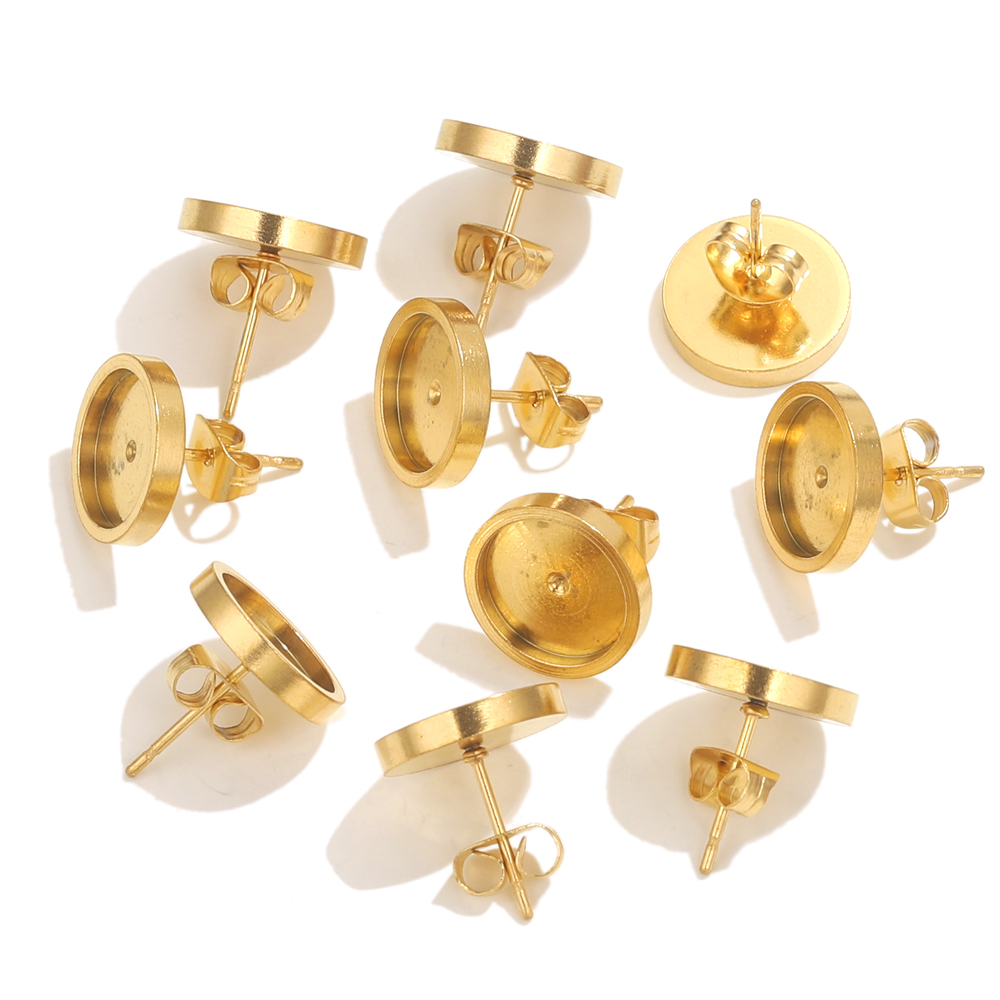 10pcs Stainless Steel Gold Ear – Resin Art Love Bewertung und Preis