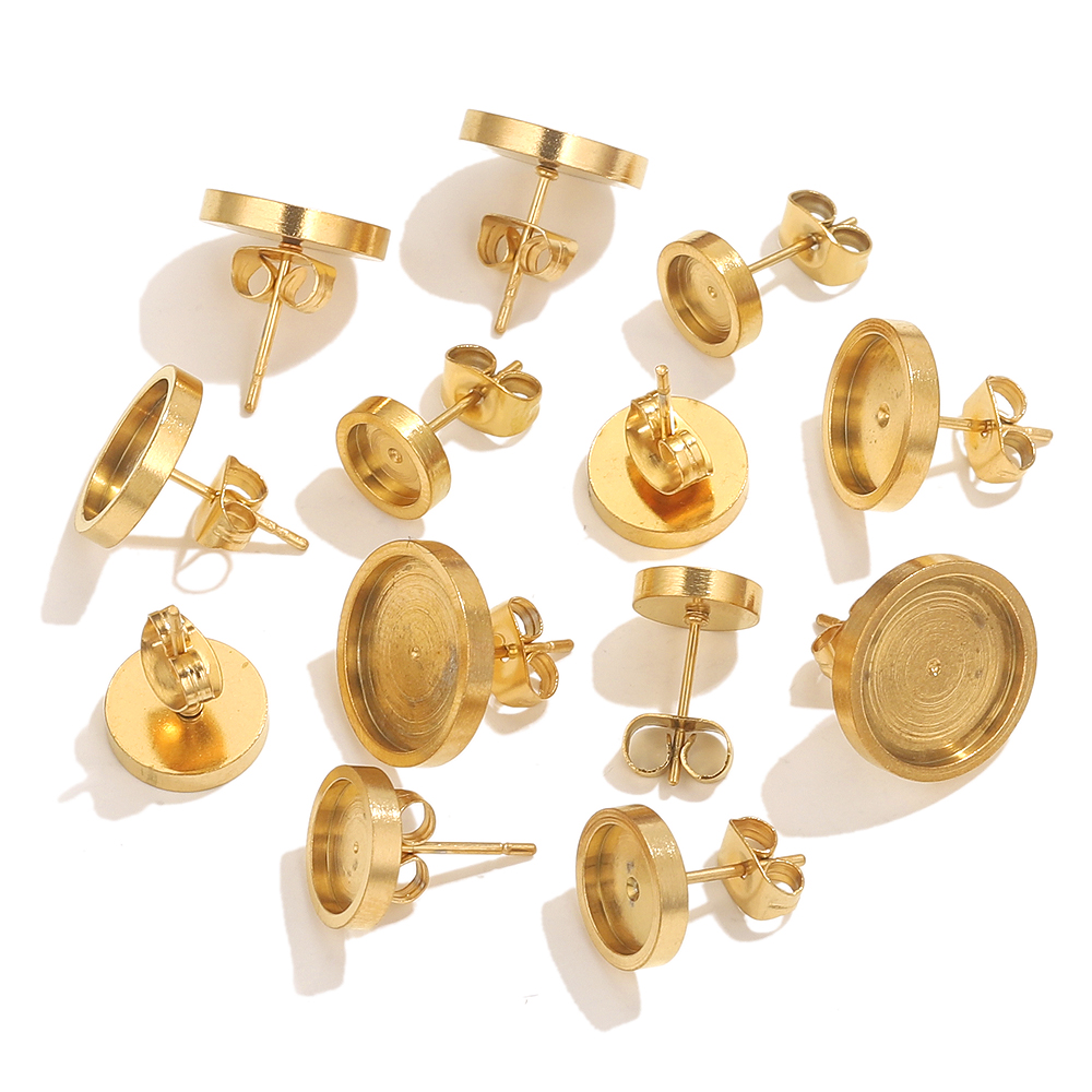 10pcs Stainless Steel Gold Ear – Resin Art Love Bewertung und Preis