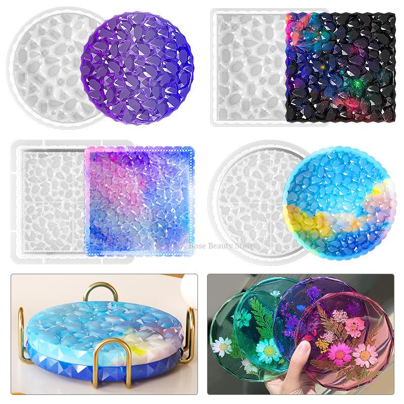Multi Shaped Tray Silicone Mol – Coaster Mold Square Bewertung und Preis